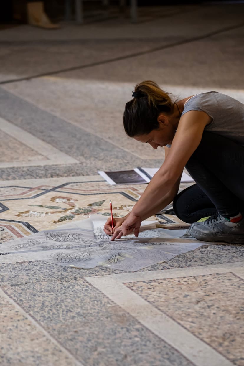 Relevé des motifs et des décorations